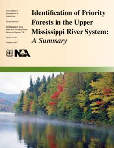 Environment of the United States / United States / Geography of Illinois / United States Forest Service / Forest / Upper Mississippi River / Driftless Area / Natural Resources Conservation Service / Mississippi River Watershed Conservation Programs / Mississippi lowland forests