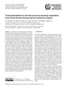 Atmos. Chem. Phys., 9, 5389–5401, 2009 www.atmos-chem-phys.net/ © Author(sThis work is distributed under the Creative Commons Attribution 3.0 License.  Atmospheric