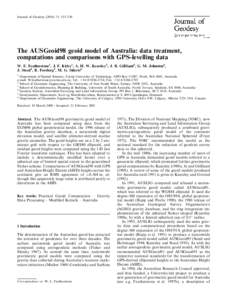 Measurement / Geophysics / Earth / Surveying / Geoid / EGM96 / World Geodetic System / Gravity anomaly / Geopotential / Geodesy / Gravimetry / Cartography