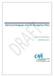 National Airspace and Air Navigation Plan - Draft for Consultation