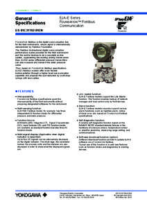 <<Contents>> <<Index>>  General Specifications  EJA-E Series