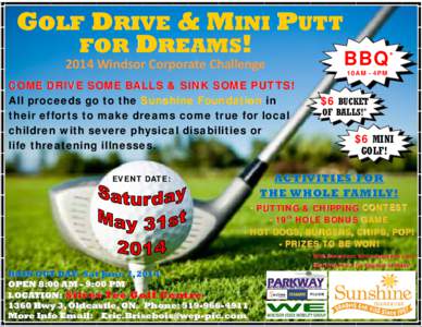 Golf Drive & Mini Putt for Dreams! - REV D