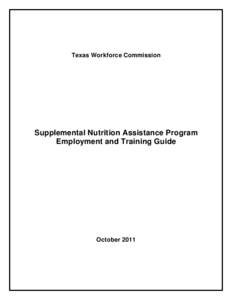 Supplemental Nutrition Assistance Program Employment and Training: A Comprehensive Guide