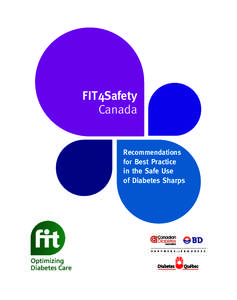 FIT4Safety Canada Recommendations for Best Practice in the Safe Use