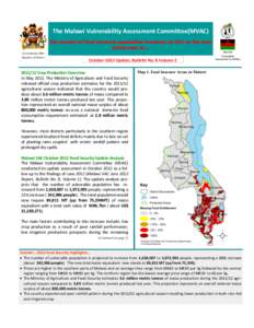 The Malawi Vulnerability Assessment Committee(MVAC) The number of food insecure population increases by 21% as the lean period sets in…. Government of the Republic of Malawi