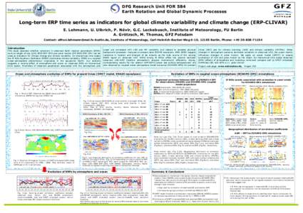 Physical oceanography / Tropical meteorology / Oceanography / Climate history / Aquatic ecology / Sea surface temperature / El Niño-Southern Oscillation / Climate change / Atmospheric sciences / Meteorology / Earth