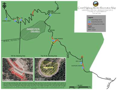 F  Crest Highway Winter Recreation Map SANDIA RANGER DISTRICT, CIBOLA NATIONAL FOREST  NM-165