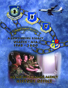 The USAFSS Command Emblem Symbolizes the command mission. It consists of a shield divided equally into quarters by a vertical and horizontal line and identifying scroll. Significant of the command’s worldwide influence, the first quarter is blue, thereon a