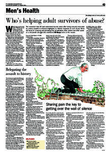 43  The Australian Financial Review www.afr.com l Thursday 11 AugustMen’s Health