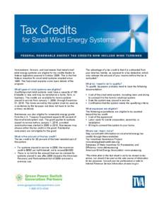 Tax credits / Government / Tax / American Recovery and Reinvestment Act / United States Wind Energy Policy / Business Energy Investment Tax Credit / Taxation / Public economics / Political economy