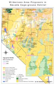 Wilderness Area Proposals in Nevada Sage-grouse Habitat Denio Junction Sheldon Contiguous
