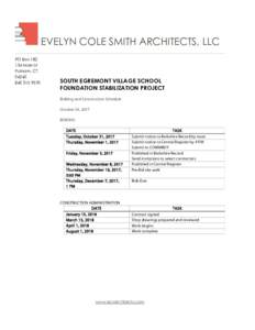 EVELYN COLE SMITH ARCHITECTS, LLC PO BoxMain St Putnam, CT9570