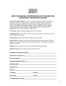 Microsoft Word - HOPE for Senegal Event Vendor Application_Draft.docx