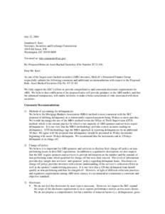 July 12, 2004 Jonathan G. Katz Secretary, Securities and Exchange Commission 450 Fifth Street, NW Washington, DC[removed]Via email to: [removed]