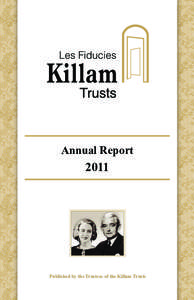 Canada / Killam / Quebec / Royal Securities Corporation / McGill University / Killam Library / The Killam Trusts / Izaak Walton Killam / Izaak-Walton-Killam Award