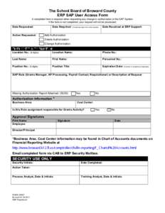 Microsoft Word - SAP 6.0 User Access Form_Final.doc