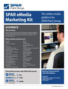 SPAR eMedia Marketing Kit The online media platform for SPAR Point Group