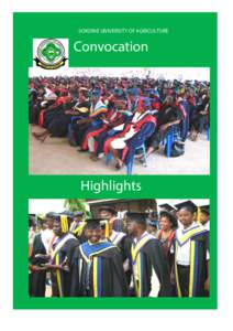 SOKOINE UNIVERSITY OF AGRICULTURE  Convocation Highlights