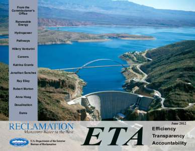 United States Bureau of Reclamation / Colorado River / Tennessee Valley Authority / United States Army Corps of Engineers / Hydroelectricity / Dams / Energy in the United States / Geography of the United States