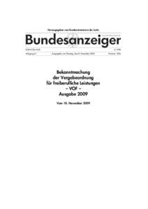 VOF_Umschlag.fm Seite 1 Dienstag, 24. November:Herausgegeben vom Bundesministerium der Justiz ISSNJahrgang 61