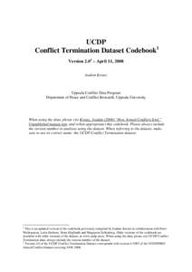 Microsoft Word - Codebook conflict termination 2.0.doc