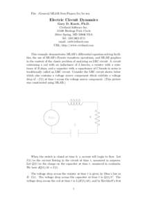 Fourier analysis / Unitary operators / Signal processing / Fourier transform / Capacitor / Fourier series / RC circuit / Laplace transform / Mathematical analysis / Integral transforms / Joseph Fourier