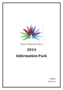 2014 Information Pack EURORDIS October 2013