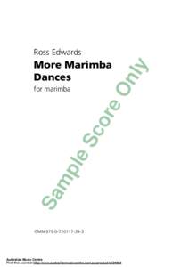 eO  More Marimba Dances  nly