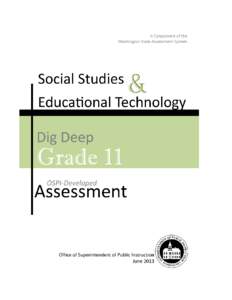 Office of Superintendent of Public Instruction Old Capitol Building P.O. Box[removed]Olympia, WA[removed]For more information about the contents of this document, please contact: Educational Technology