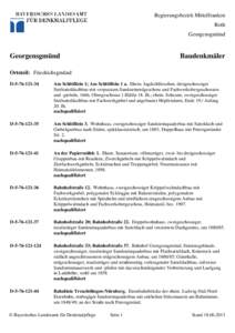 Regierungsbezirk Mittelfranken Roth Georgensgmünd