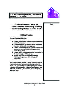 Microsoft Word - NRCFCPP Sibling Curriculum_module1.doc