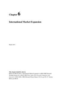 Chapter  6 International Market Expansion