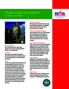 POWER PLANT TO PRODUCT THE PROCESS / THE PRODUCT  Bag House/Precipitator