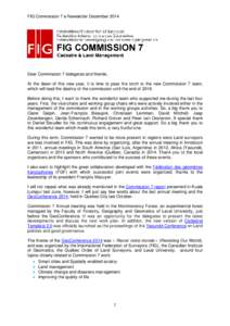 Université Laval / Quebec / Geography / International Federation of Surveyors / Surveying / FIG