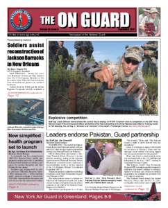 THE  ON GUARD Volume 36, Issue 9 On-line at www.ngb.army.mil