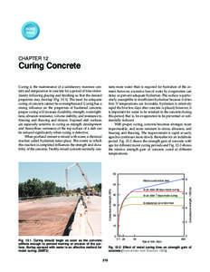 HOME PAGE CHAPTER 12  Curing Concrete