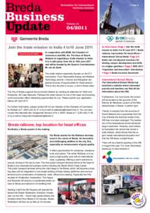 Newsletter for international business accounts Printversion 1 van 4