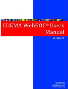 Microsoft Word - CDEMA WebEOC Users Manual Version 1.0