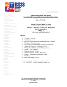Todd A. Misel, Chairperson Dina McKenna, Vice-chair Robert A. Younie Department of Transportation  Public Meeting Notice and Agenda