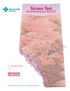 Screen Test  Mobile Mammography Sites 2013 High Level  John D’Or Prairie