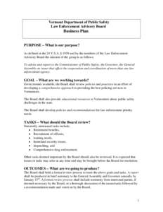 Microsoft Word - Law Enforcement Advisory Board Business Plan[removed]