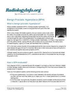 Scan for mobile link.  Benign Prostatic Hyperplasia (BPH)