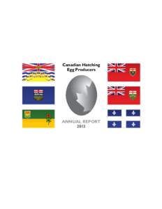 Canadian Hatching Egg Producers ANNUAL REPORT 2013