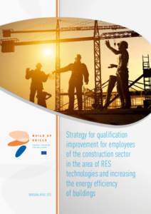 warsaw, april[removed]Strategy for qualification improvement for employees of the construction sector in the area of RES
