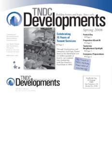 Spring 2008 Celebrating 15 Years of Tenant Services Page 1