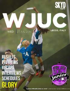 1 WJUC  World Junior Ultimate Championships WJUC
