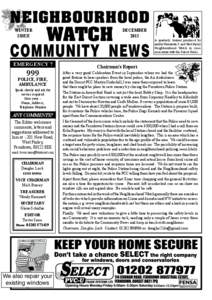 Neighbourhood  Watch Community news News Winter