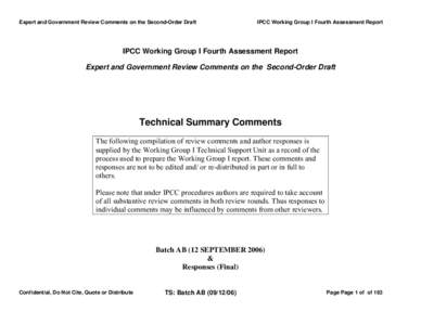 IPCC Fourth Assessment Report / IPCC Second Assessment Report / PZL TS-11 Iskra / Vincent R. Gray / Intergovernmental Panel on Climate Change / Climate change / IPCC Third Assessment Report