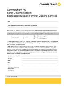 Clearing / Securities / Eurex