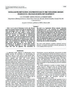 1341  The Journal of Experimental Biology 203, 1341–[removed])